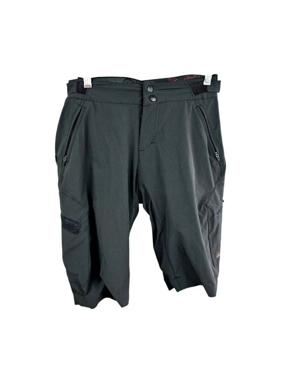 ZOIC Black Cargo Cycling Shorts Padded Liner